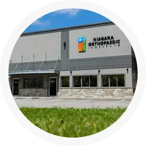 front of Niagara orthopeadic building