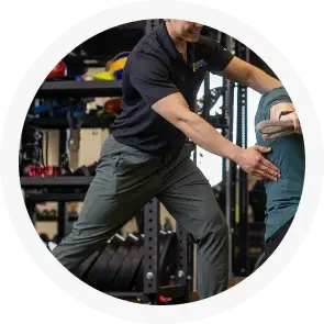 working with patient